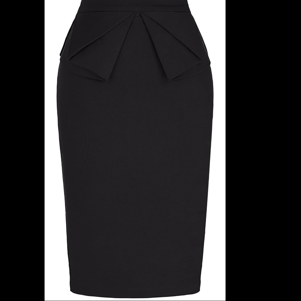 High Waist Bodycon Bow Pencil Skirt